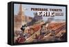 Purchase Tickets Via Erie Railway-null-Framed Stretched Canvas