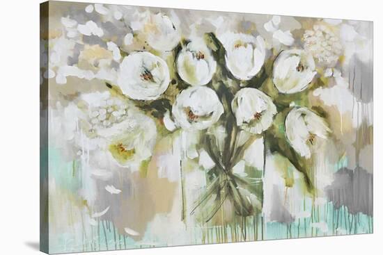 Pure Blanc Tulipa-Amanda J^ Brooks-Stretched Canvas