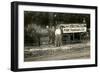Pure Food Grocery Wagon-null-Framed Premium Giclee Print