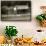 Pure Food Grocery Wagon-null-Framed Stretched Canvas displayed on a wall