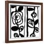 Pure Linear I-Clara Wells-Framed Giclee Print