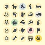 Flat Design Icons for Web and Mobile Services and Apps-PureSolution-Art Print