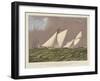 Puritan and Genesta on the Homestretch-null-Framed Art Print