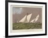 Puritan and Genesta on the Homestretch-null-Framed Art Print