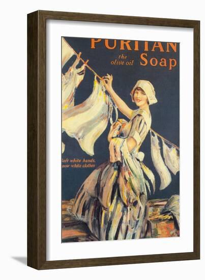 Puritan, Washing Powder Products Detergent, UK, 1910-null-Framed Giclee Print