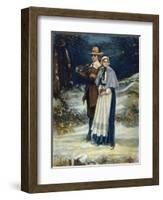 Puritans Going to Church-George Henry Boughton-Framed Giclee Print