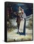 Puritans Going to Church-George Henry Boughton-Framed Stretched Canvas