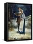 Puritans Going to Church-George Henry Boughton-Framed Stretched Canvas