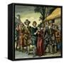 Puritans-Ron Embleton-Framed Stretched Canvas