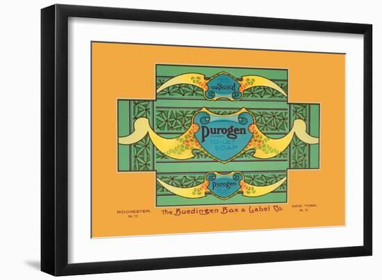 Purogen Toilet Soap-null-Framed Art Print