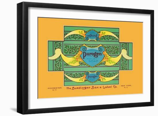 Purogen Toilet Soap-null-Framed Art Print