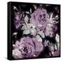 Purp Flowers-Jace Grey-Framed Stretched Canvas