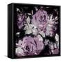 Purp Flowers-Jace Grey-Framed Stretched Canvas