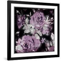 Purp Flowers-Jace Grey-Framed Art Print