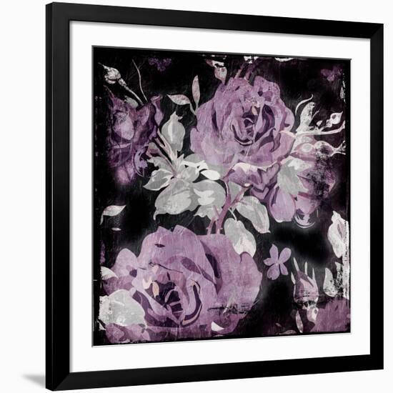 Purp Flowers-Jace Grey-Framed Art Print