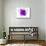 Purple Abstract Brush Splash Flower-Irena Orlov-Mounted Premium Giclee Print displayed on a wall
