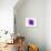 Purple Abstract Brush Splash Flower-Irena Orlov-Art Print displayed on a wall