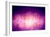 Purple Abstract Light Background-Sergey Nivens-Framed Art Print