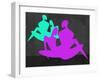 Purple and Blue Couples-Felix Podgurski-Framed Art Print