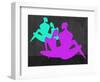 Purple and Blue Couples-Felix Podgurski-Framed Art Print