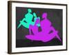 Purple and Blue Couples-Felix Podgurski-Framed Art Print