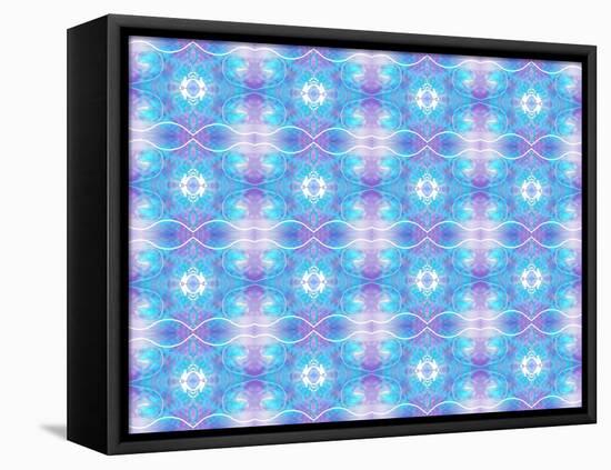 Purple and Blue Ethereal-Deanna Tolliver-Framed Stretched Canvas