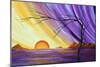 Purple and Gold Royal Sunset-Megan Aroon Duncanson-Mounted Art Print