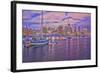 Purple and Gold-Joseph S Giacalone-Framed Photographic Print