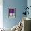 Purple and White Dance-Felix Podgurski-Framed Art Print displayed on a wall