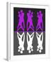 Purple and White Dance-Felix Podgurski-Framed Art Print