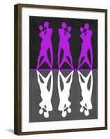 Purple and White Dance-Felix Podgurski-Framed Art Print