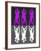 Purple and White Dance-Felix Podgurski-Framed Art Print