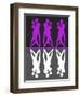 Purple and White Dance-Felix Podgurski-Framed Art Print