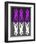 Purple and White Dance-Felix Podgurski-Framed Art Print