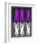 Purple and White Dance-Felix Podgurski-Framed Art Print