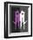 Purple and White Kiss-Felix Podgurski-Framed Art Print