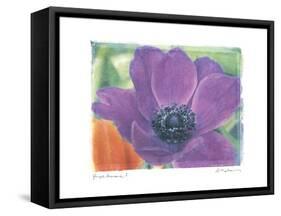 Purple Anemone I-Amy Melious-Framed Stretched Canvas