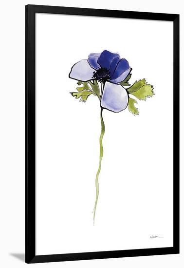 Purple Anemone III-Shirley Novak-Framed Art Print