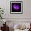 Purple Anemones Heart-Magda Indigo-Framed Photographic Print displayed on a wall