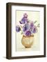 Purple Anemones in a Vase-Neela Pushparaj-Framed Photographic Print