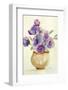 Purple Anemones in a Vase-Neela Pushparaj-Framed Photographic Print