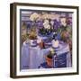 Purple Balcony-Allayn Stevens-Framed Art Print