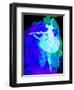 Purple Ballerina Watercolor-Irina March-Framed Art Print