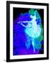 Purple Ballerina Watercolor-Irina March-Framed Art Print