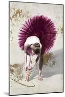 Purple Ballerina-Teo Rizzardi-Mounted Giclee Print