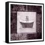 Purple Bath-Milli Villa-Framed Stretched Canvas