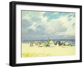 Purple Beach Scene-Edward Henry Potthast-Framed Giclee Print