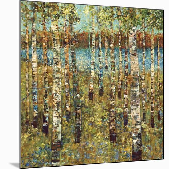 Purple Birch-Carmen Dolce-Mounted Art Print