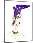 Purple boot hat: from a series inspired by Elsa Schiaparelli 's shoe-shaped hat-Neale Osborne-Mounted Giclee Print