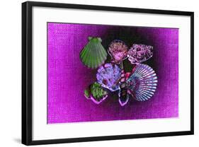 Purple Burlap-Tom Kelly-Framed Giclee Print